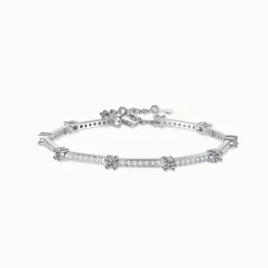 1.67ct Moissanite Station Bracelet