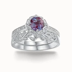 Alexandrite Stackbale Ring