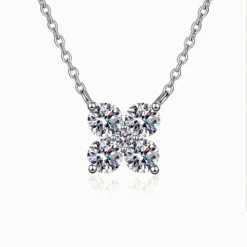 1.26ct Petal Moissanite Necklace