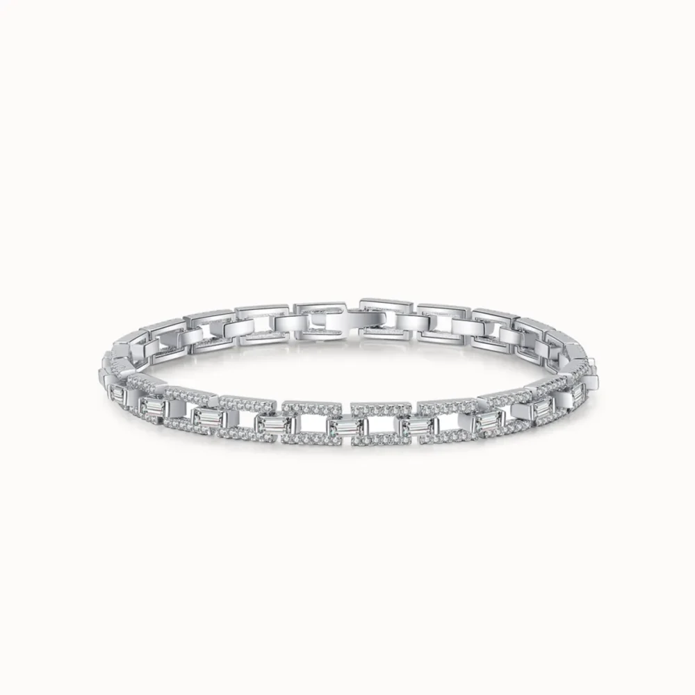3ct Moissanite Streetwear Tennis Bracelet