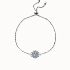 Sunflower Moissanite Bolo Bracelet