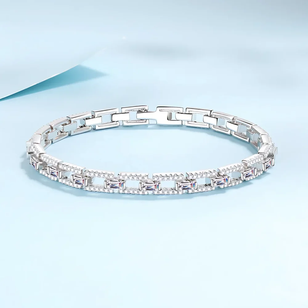 3ct Moissanite Streetwear Tennis Bracelet - Image 5