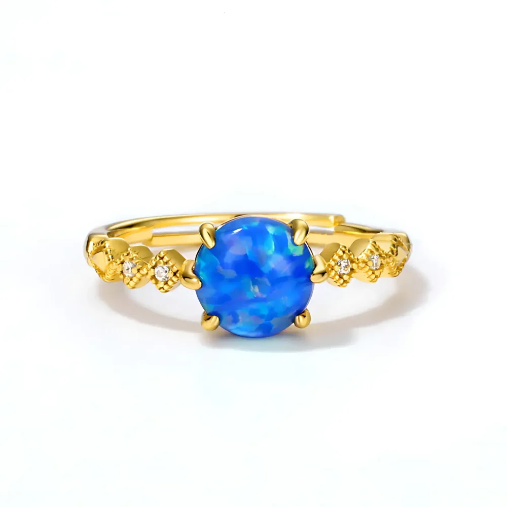 Blue Opal Fairytale Ring - Image 3