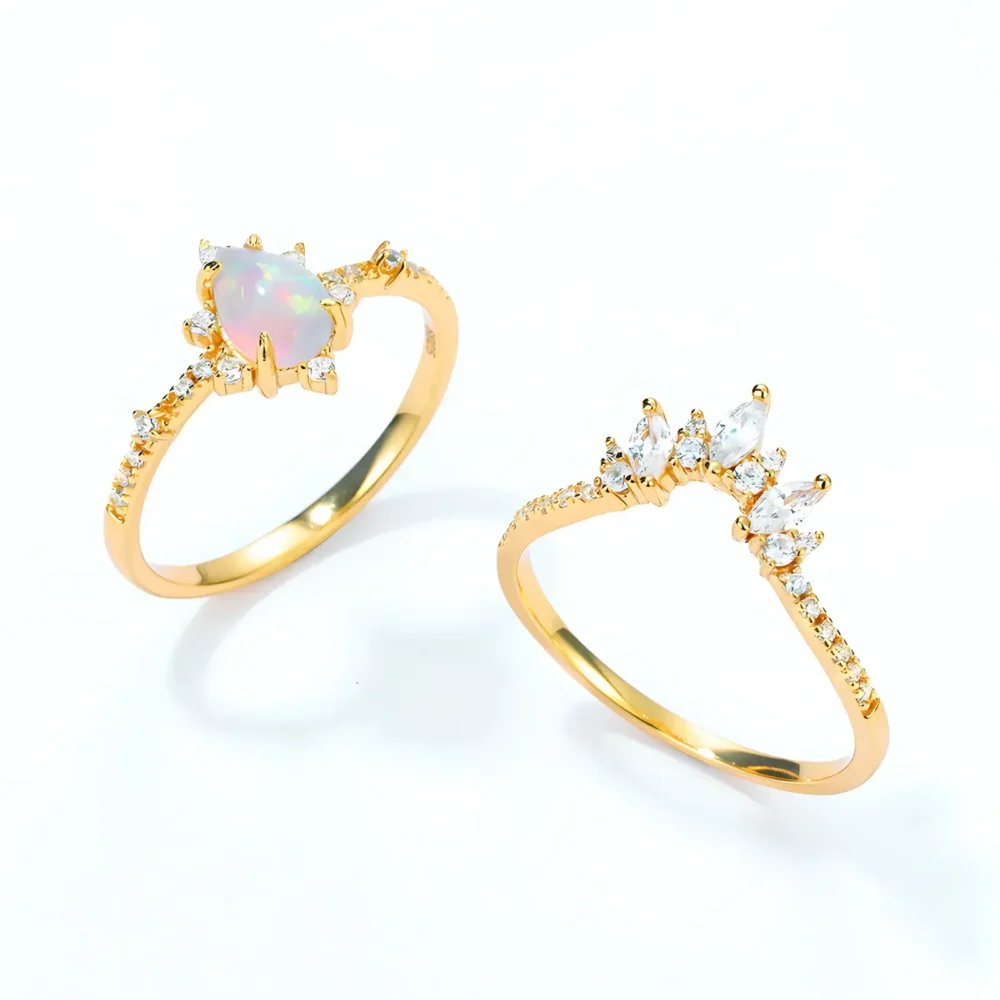 Fairytale Opal Stackable Ring - Image 3