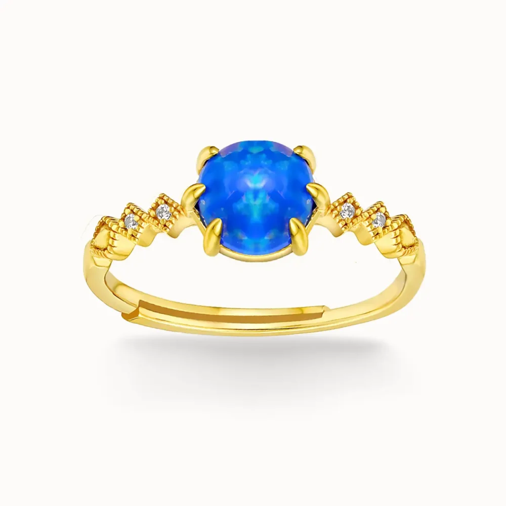 Blue Opal Fairytale Ring