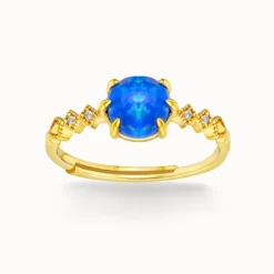 Blue Opal Fairytale Ring
