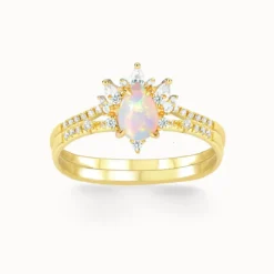 Fairytale Opal Stackable Ring