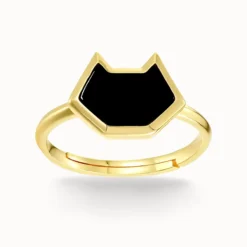 Cat Onxy Ring