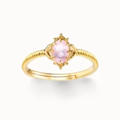 Natural Pink Crystal Fairytale Ring