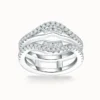 Moissanite Nested Ring