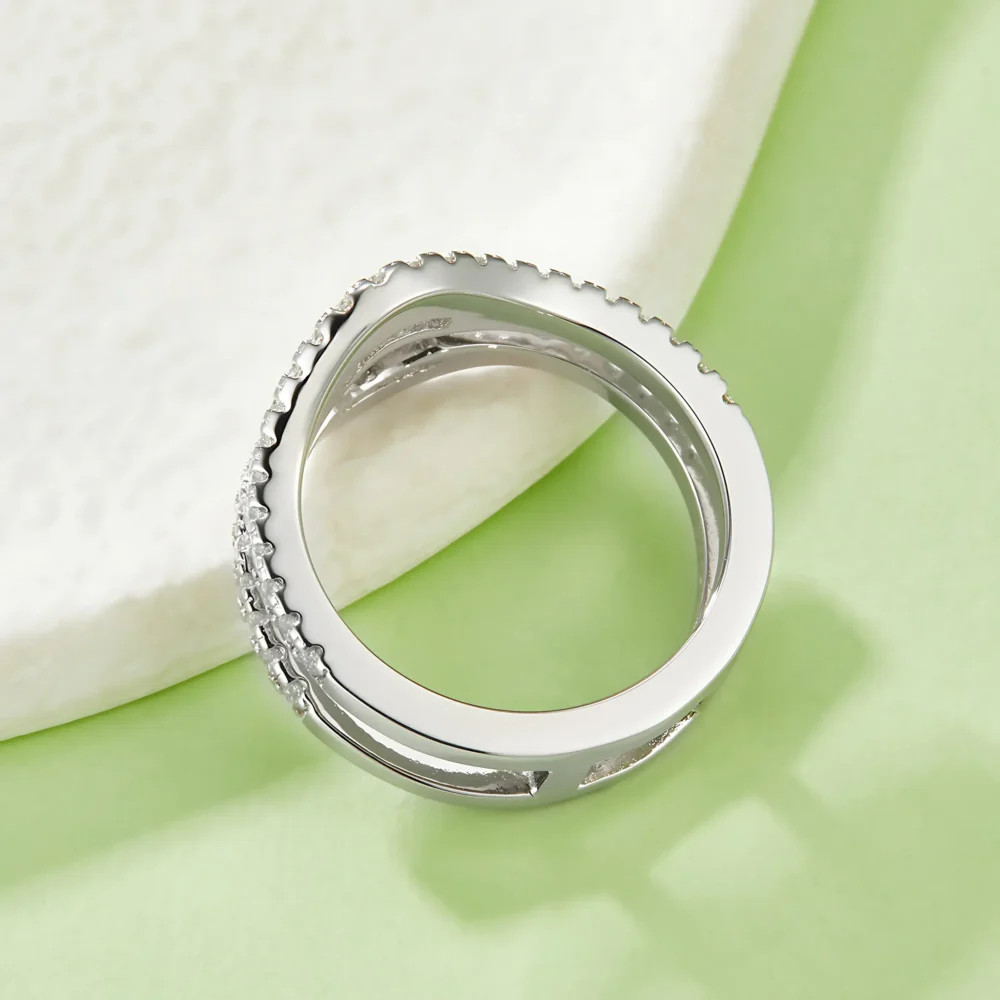 Moissanite Nested Ring - Image 3