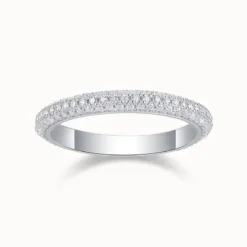 3mm Pave Eternity Ring