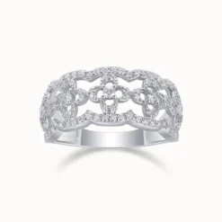 Triple Lace Moissanite Ring