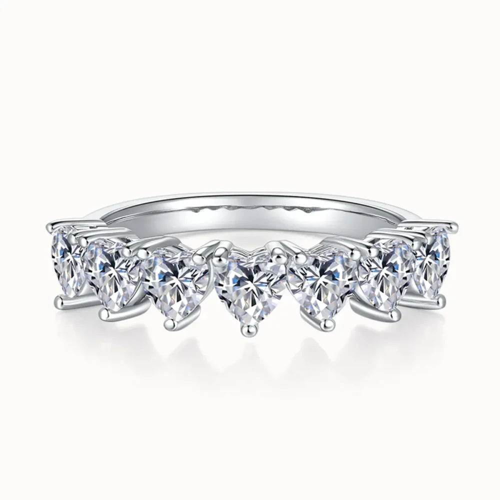3.5mm Heart Eternity Ring
