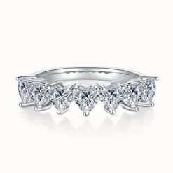 3.5mm Heart Eternity Ring