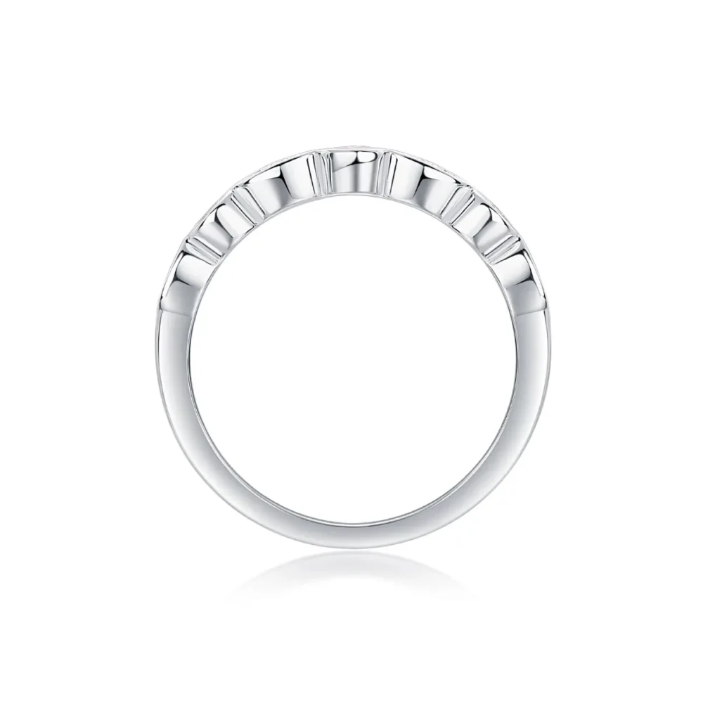 Devil's Eye Half Eternity Ring - Image 6