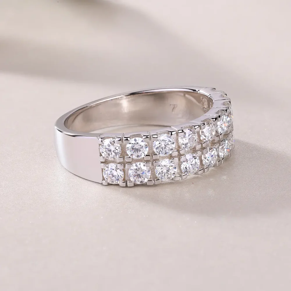 Daring Gleam Half Eternity Ring - Image 5