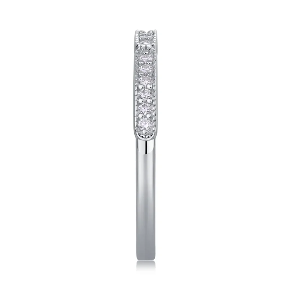 Trinity Spark Half Eternity Ring - Image 7