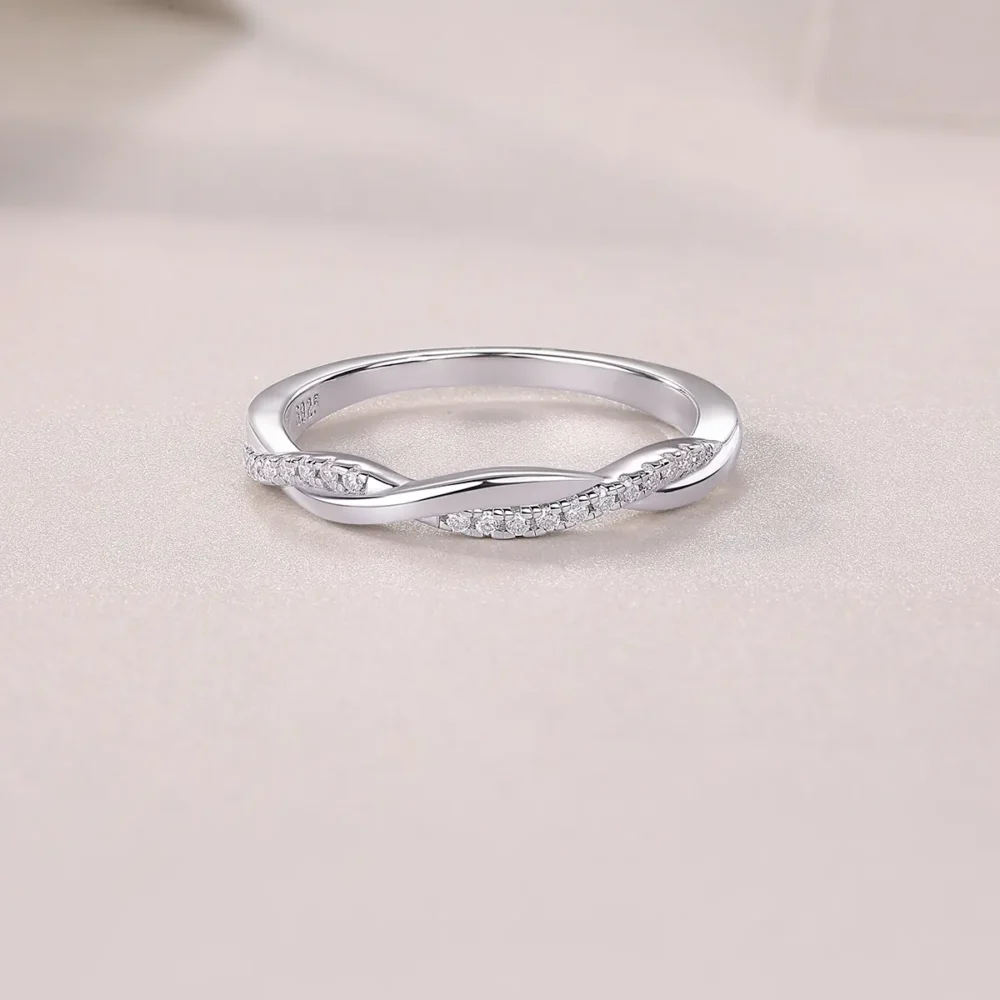 Petite Twist Eternity Ring - Image 3
