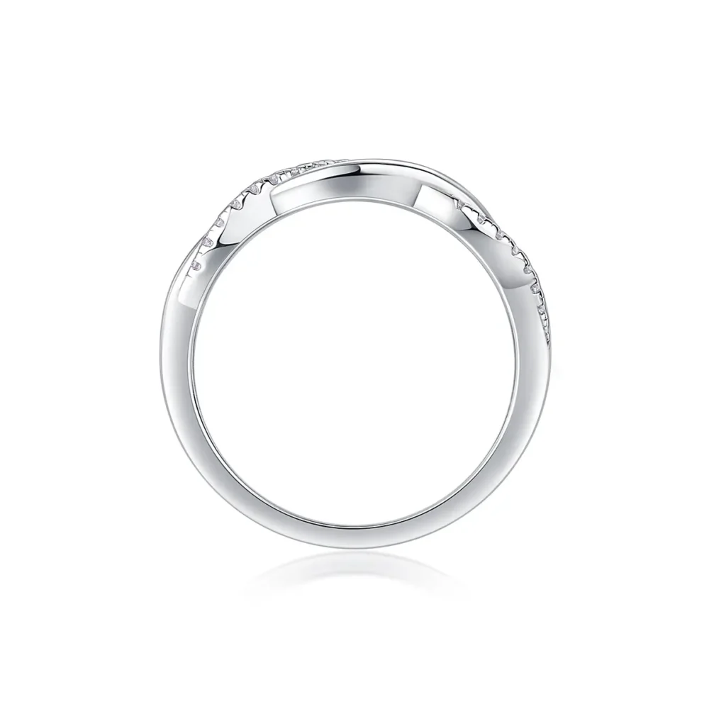 Petite Twist Eternity Ring - Image 6