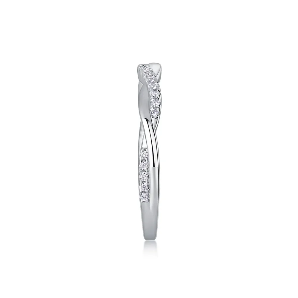Petite Twist Eternity Ring - Image 7