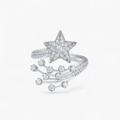 Starlit Path Moissanite Ring