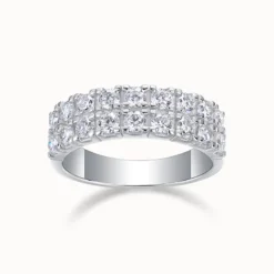 Daring Gleam Half Eternity Ring
