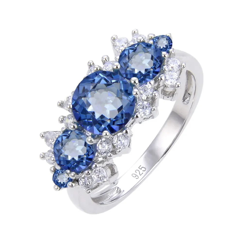 Gemstone Three Stone Ring - Image 6