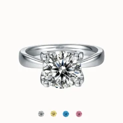 Matador Spark Moissanite Solitaire Ring