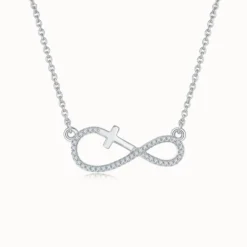 Infinity Cross Necklace