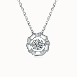 Medusa Moissanite Necklace