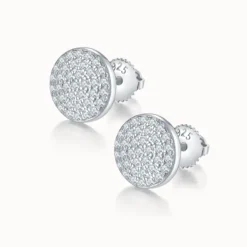 Moissanite Screw Hip Hop Earrings