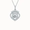 Heart of the Crown Moissanite Necklace