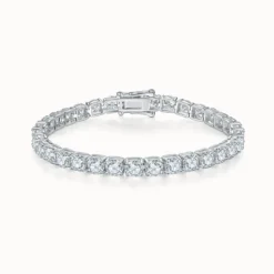 Round Moissanite Tennis Bracelet