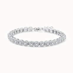 Cluster Tennis Bracelet