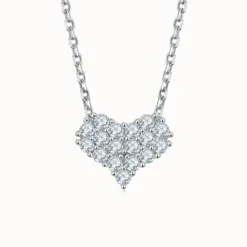 Heart Pave Necklace