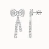 Moissanite Bow Earrings