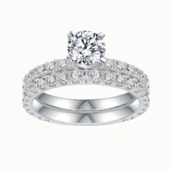 1ct Moissanite Stackable Ring