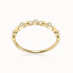 Moissanite Bubble Ring
