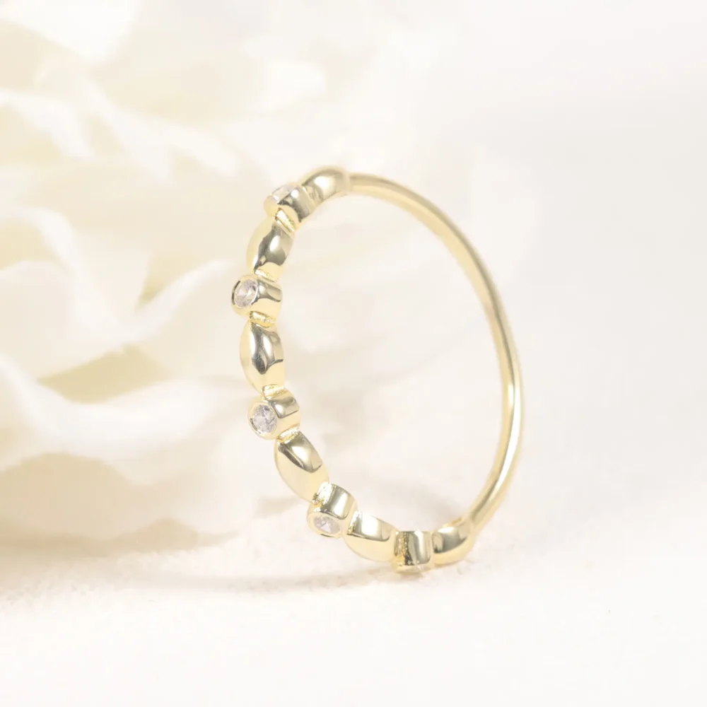Moissanite Bubble Ring - Image 3