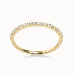 Classic Half-Eternity Ring, Gold