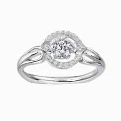 Heartfelt Moissanite Ring