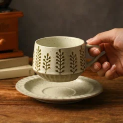 Alternative view of Autumn Leaves Mug&Saucer