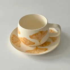 Alternative view of Ginkgo Leaf Mug&Saucer