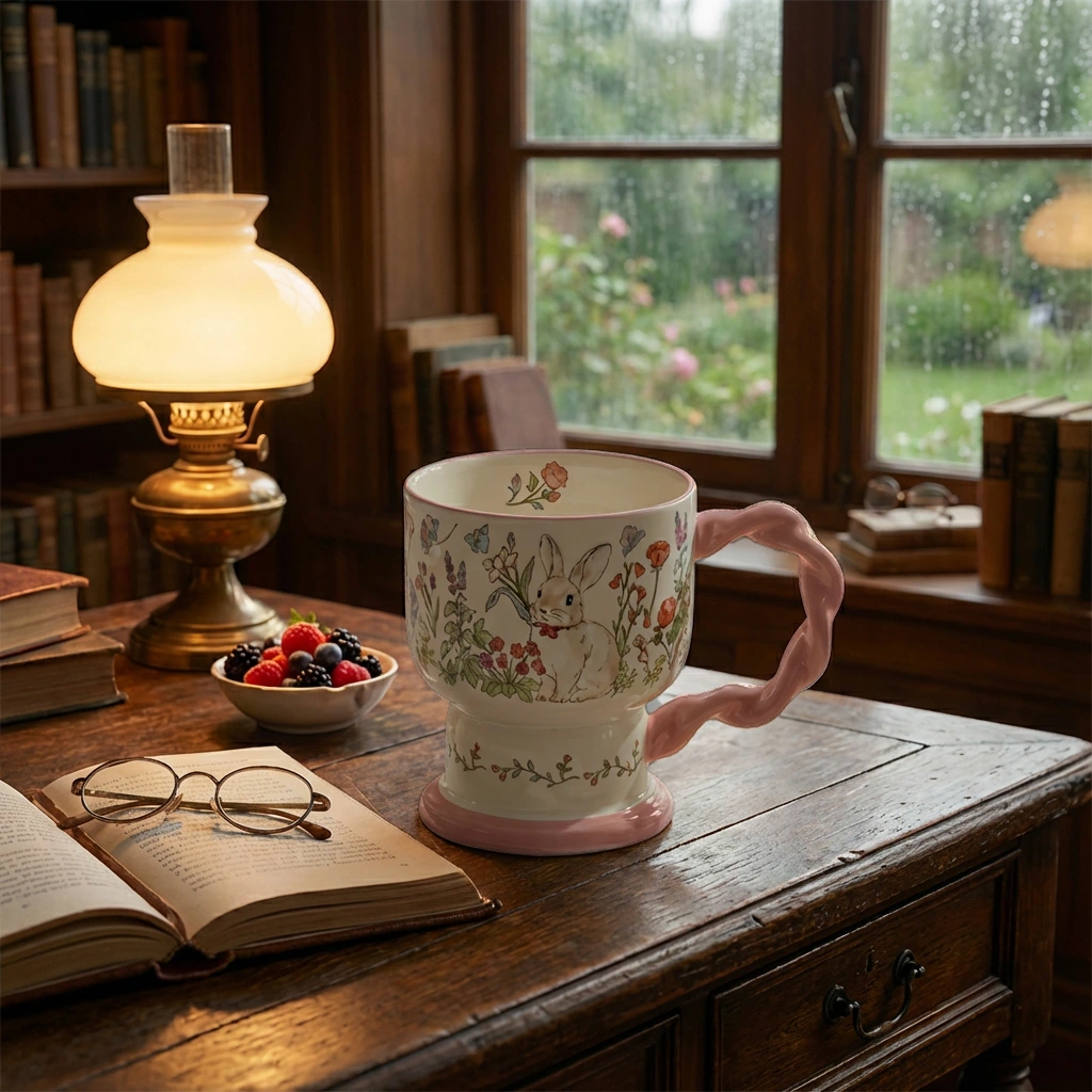 Rabbit's Meadow Mug - Image 3